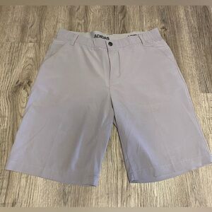 Adidas Golf Shorts Mens Size 34 Gray Performance Stretch Lightweight Athletic